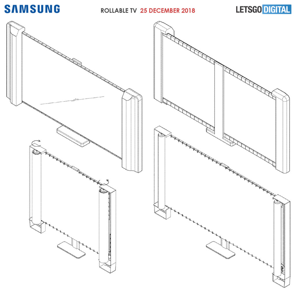 Samsung oprolbare TV