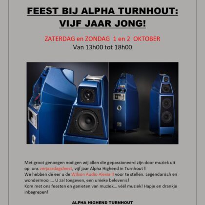 Alpha High End Turnhout 5 ans